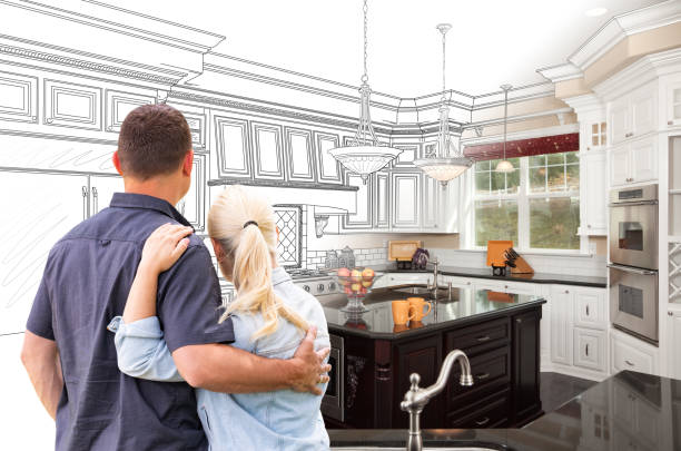 Professional Kitchen Island Installation technician working in Elkins Park, PA